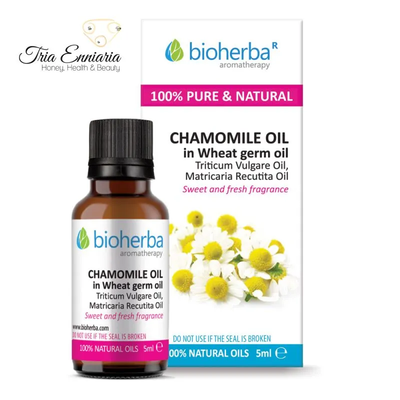 Chamomile, pure essential oil,  5 ml, bioherba