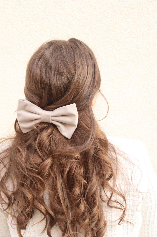 Product image: Vanilla hair bow clip, , medium-null