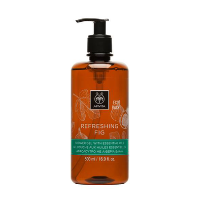 Apivita refreshing fig & purifying gel shower