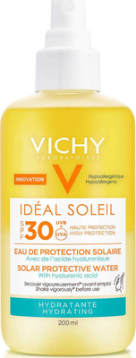 Vichy ideal soleil hydrating protective solar water SPF30 200ml, , medium