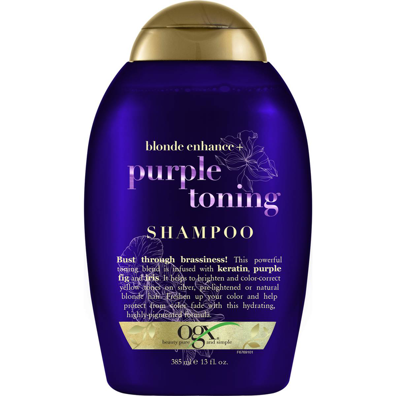 Ogx purple toning shampoo 385ml image number null