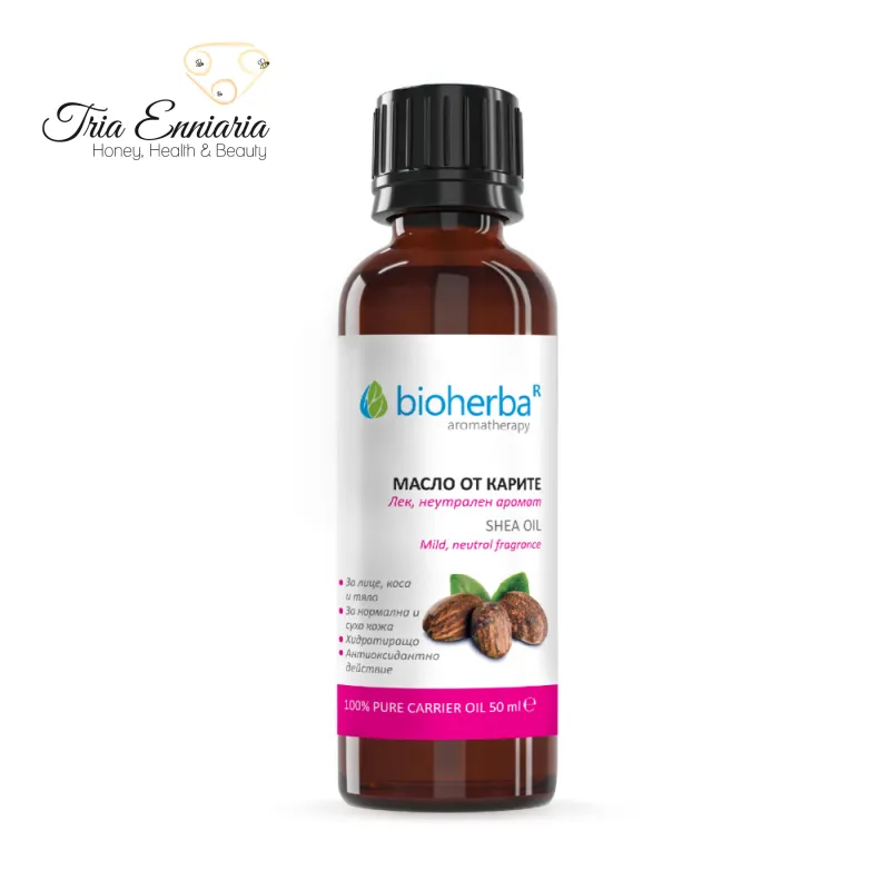 Shea, carrier oil, 50 ml, bioherba, , medium-null