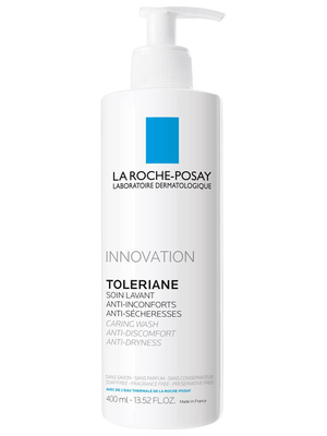 La roche-posay toleriane caring wash. Anti-discomfort, anti-dryness. For sensitive skin& face. Fragrance free, 33% bonus pack 400ml, , medium