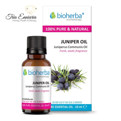 Juniper, pure essential oil, 10ml, bioherba