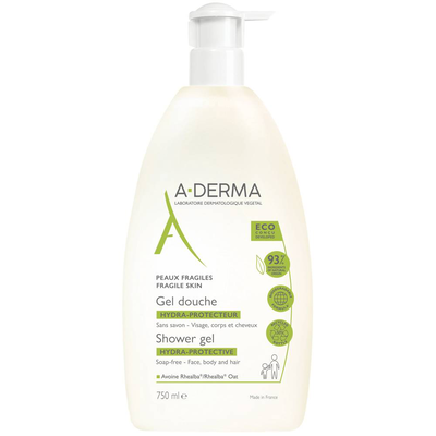 Ader gel douch hydra 750ml, , medium