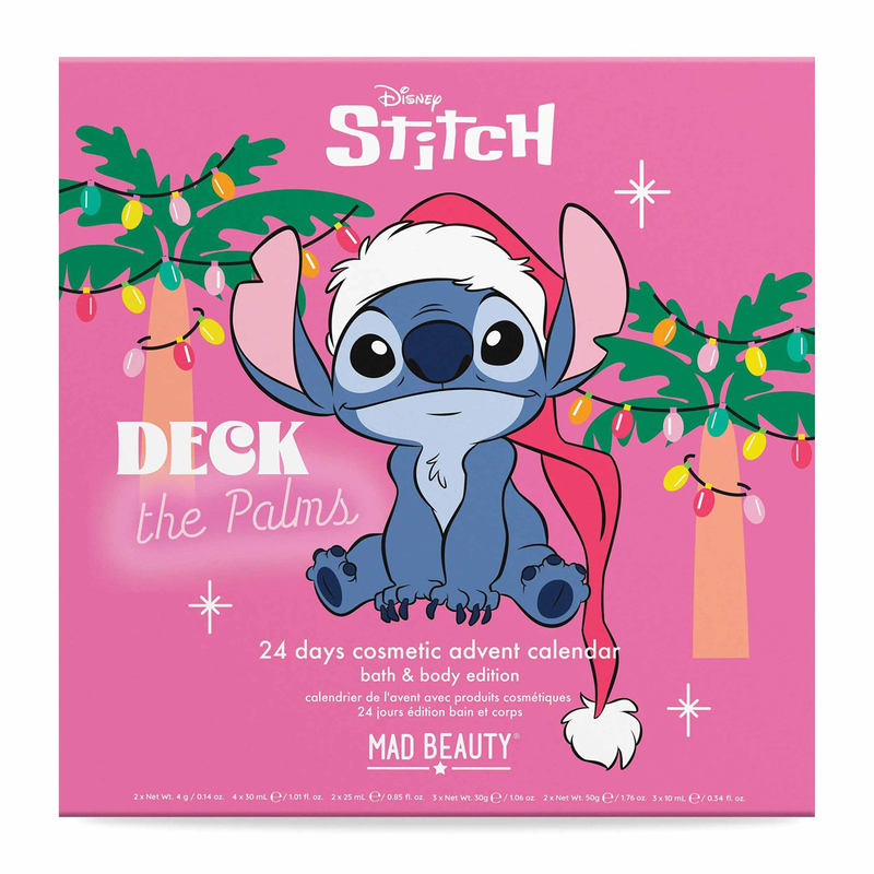 STITCH  Mad beauty 24 days cosmetic Christmas advent calendar bath & body edition, , medium-null