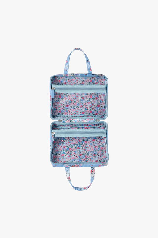 Cath kidson clifton rose two part wash bag with handles, , medium-null