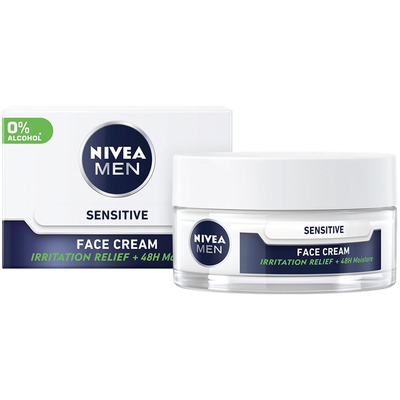 Nivea men 82570 sensitive intensive moisturising cream gel 50ml, , medium