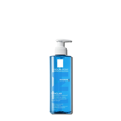 La roche-posay effaclar purifying foaming gel for oily, acne-prone skin - 200ml/400ml, , medium