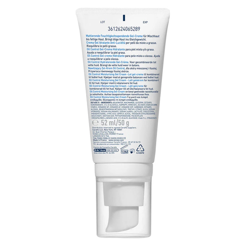 Cerave oil control moisturising gel cream 52ml-null