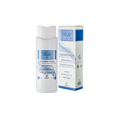Blue cap bath& shower gel for the daily hygiene of the skin 150ml