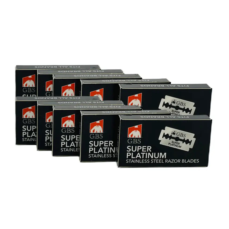 100 pack Gents double edge razor blades, , medium-null