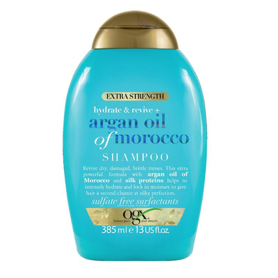 Ogx argan oil extra strength shampoo 385ml, , medium