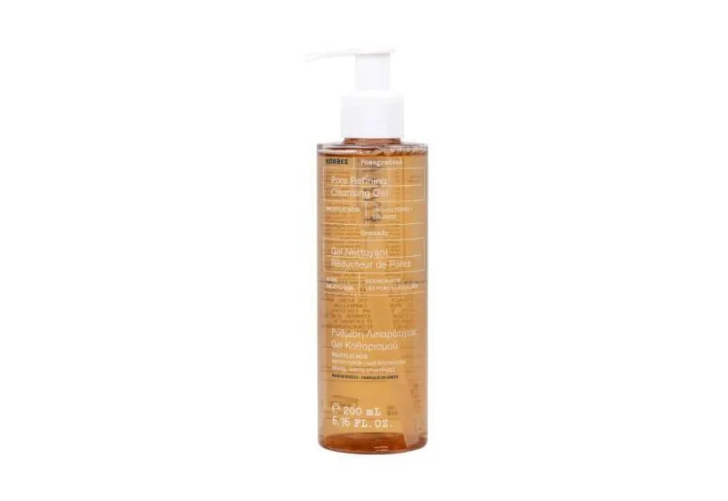 Product image: Korres pomegranate pore refining cleansing gel 200ml, , medium-null