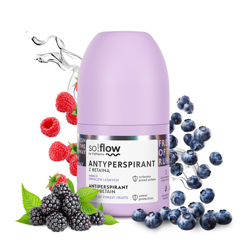 So!flow antiperspirant with betain - forest fruits, , medium-null