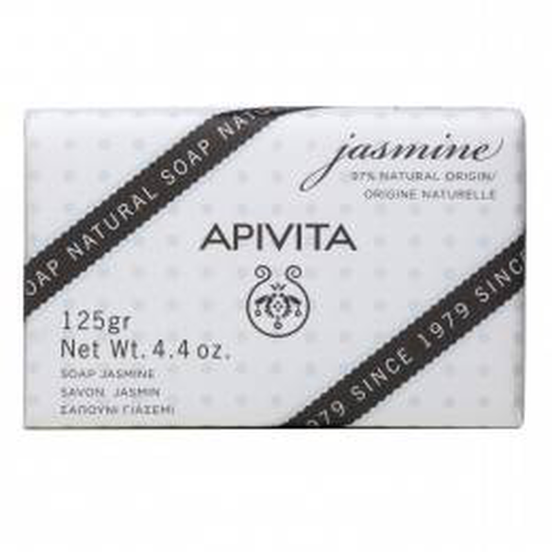 Apivita natural soap bar jasmine x 125g image number null
