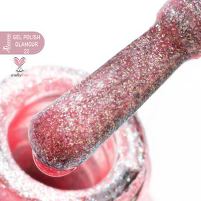 Gel polish glamour 22 (№029_shimmer) 15ml., , medium