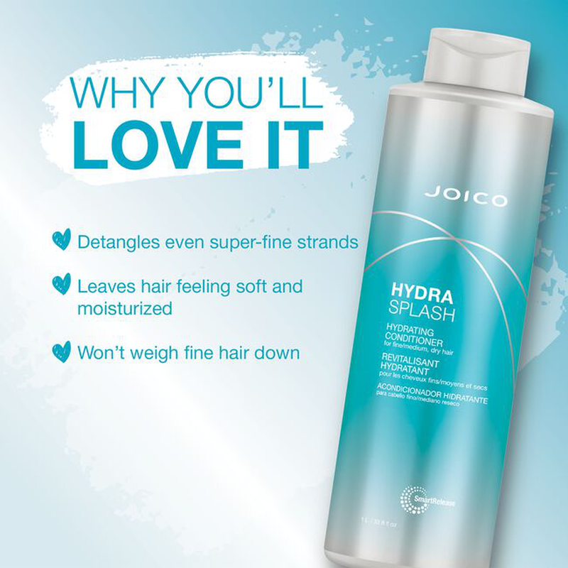 Product image: Joico hydra splash conditioner 1000ml for fine/medium, dry hair-null