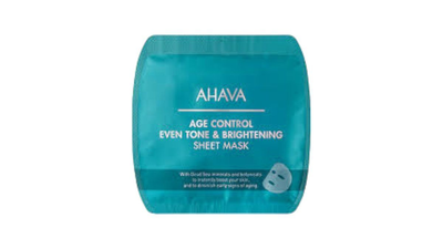 Ahava age control even tone & brigh sheet mask, , medium