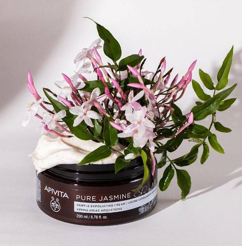 Apivita pure jasmine, body scrub, 200ml image number null