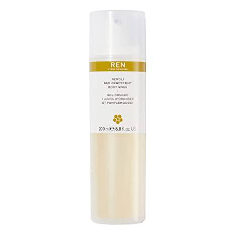 Ren clean skincare neroli and grapefruit body wash 200ml-null