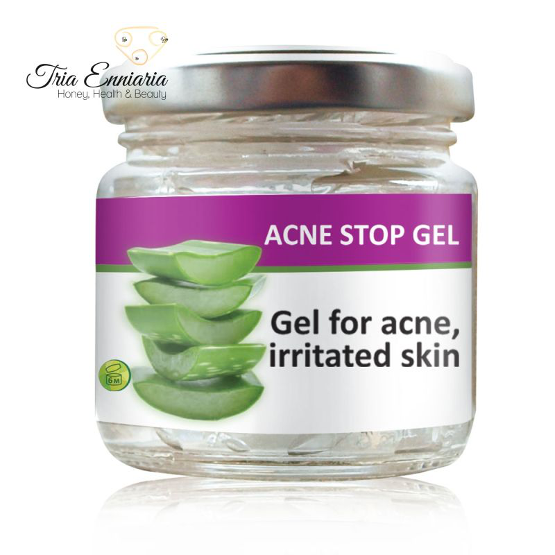 Acne stop gel with aloe vera, 100 ml, radika image number null