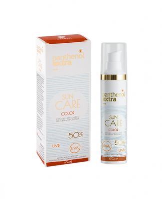 Panthenol extra sun care color tinted SPF50 50ml + diaphanous SPF30 50ml, , medium