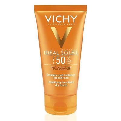Vichy ideal soleil SPF50+, mattifying face fluid dry touch 50ml, , medium