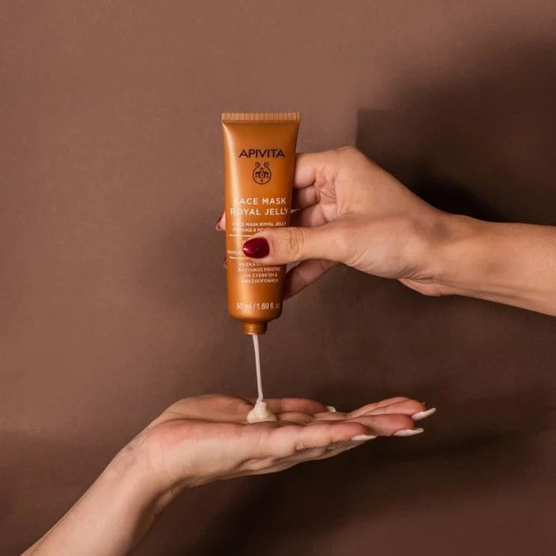 Apivita face mask with royal jelly firming x 50ml-null