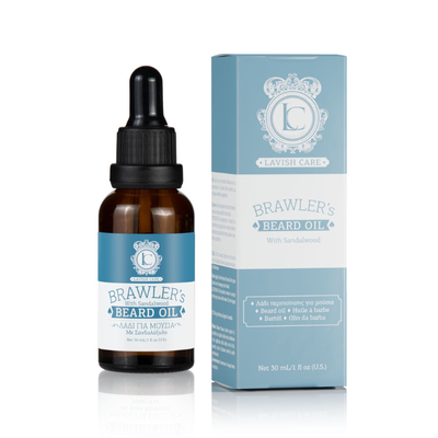 Lavish care brawlers beard oil sandalwood - 30ml, , medium