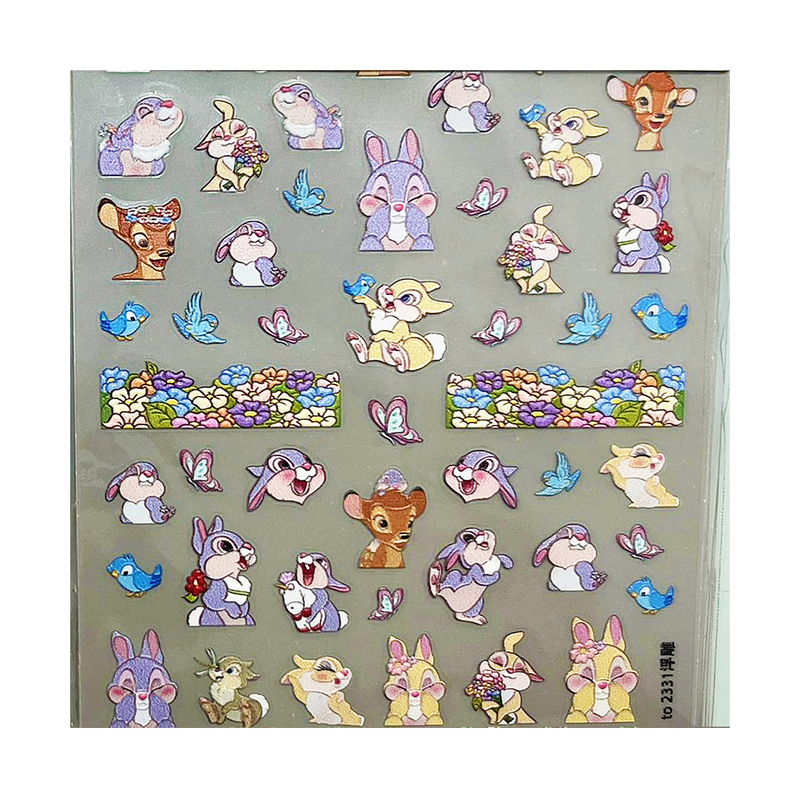 Bunny cartoon stickers, , medium image number null