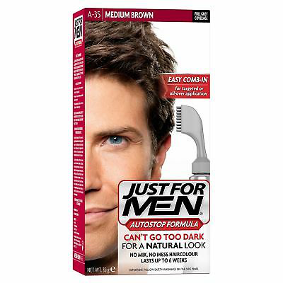Just for men autostop medium brown hair dye 30mlx2, , medium