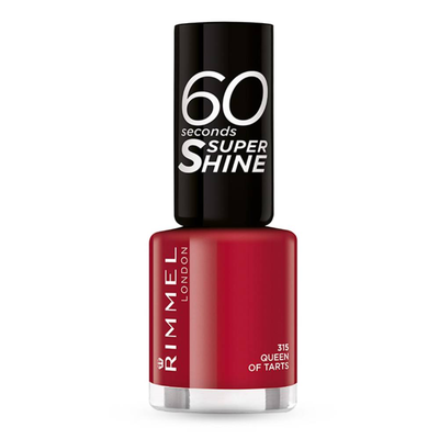 Rimmel 60 seconds super shine nail polish 315 queen of tarts 8ml, , medium