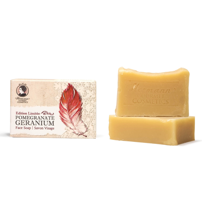 Pomegranate & geranium face soap
