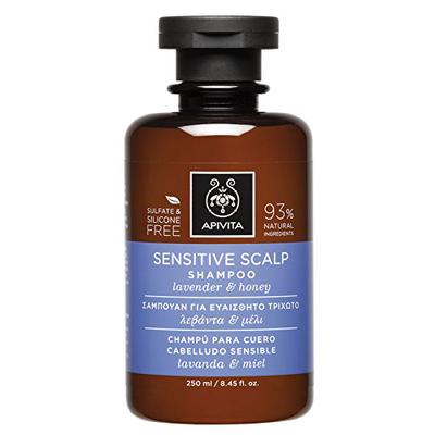Apivita sensitive scalp lavender/honey 250ml shampoo, , medium