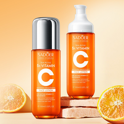 Sadoer 5x vitamin c whitening brightening face lotion