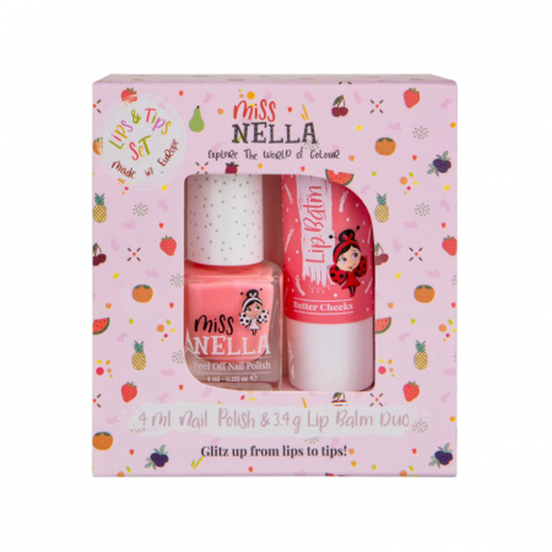 Product image: Miss nella nail polish & lip balm duo, , medium-null