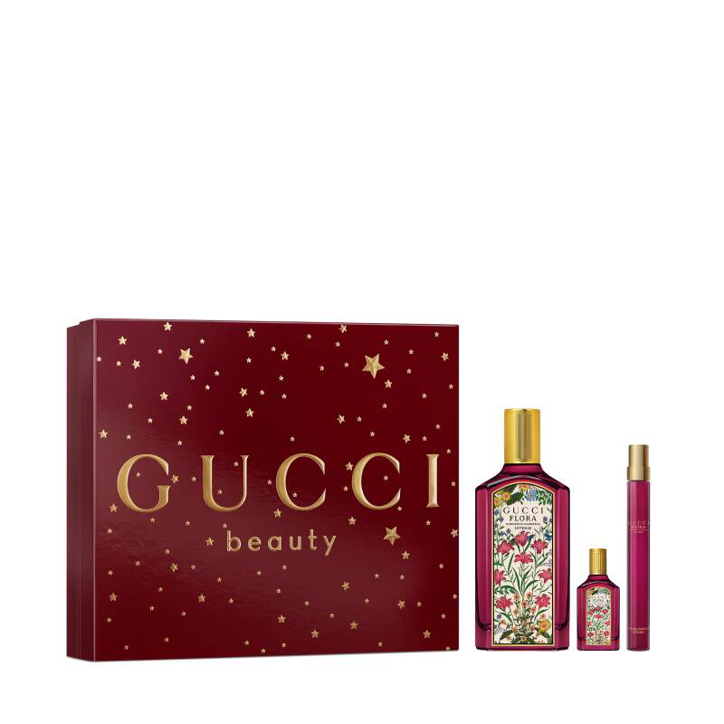 Gucci flora intense set edp100ml & 10ml & mini 5ml xmas25-null