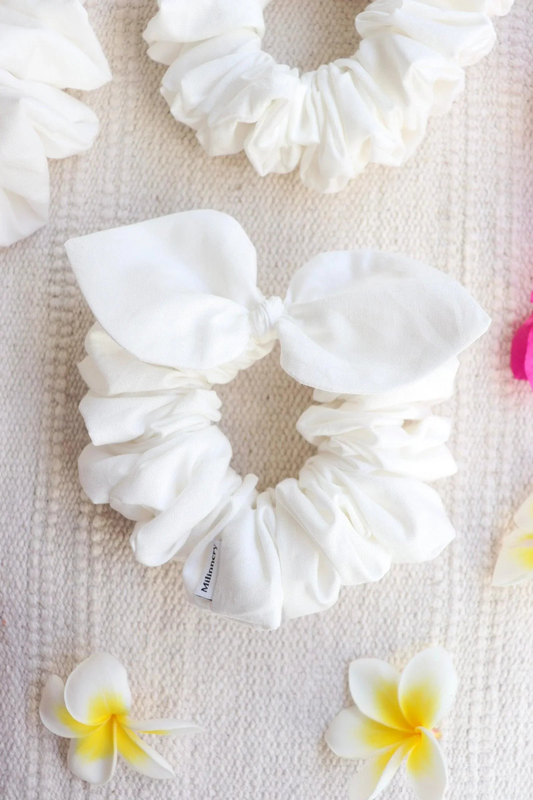 Marlene mini bow scrunchie, , medium-null