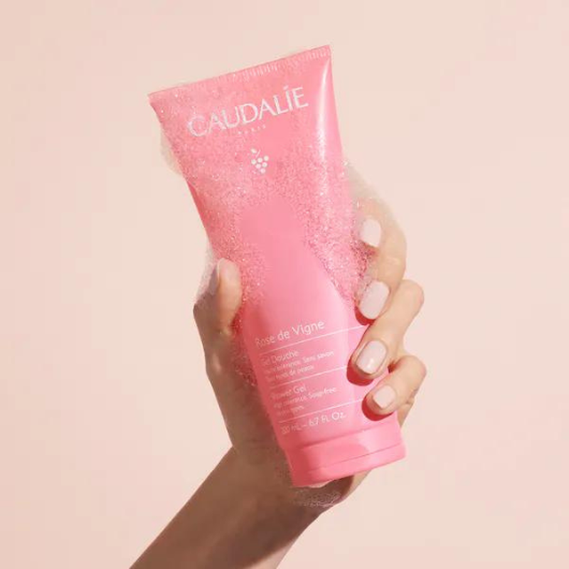 Caudalie rose de vigne shower gel 200ml, , medium-null