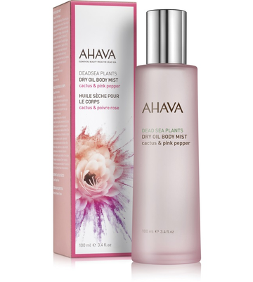 Ahava dead sea plants dry oil body mist cactus & pink pepper 100ml, , medium