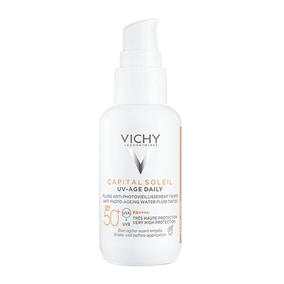 Vichy capital soleil uv-age daily SPF50+ tinted light 40ml, , medium