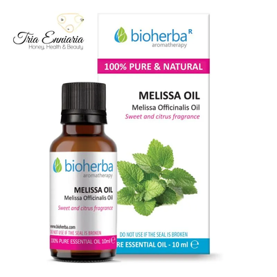 Lemon βalm, pure essential oil, 10 ml, bioherba, , medium