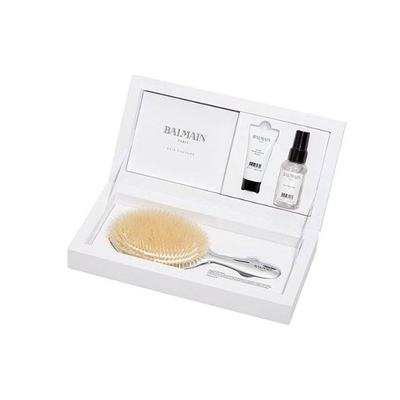 Balmain boar hair silver spa brush, , medium