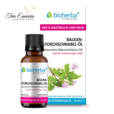Geranium, pure essential oil, 10 ml, bioherba, , medium