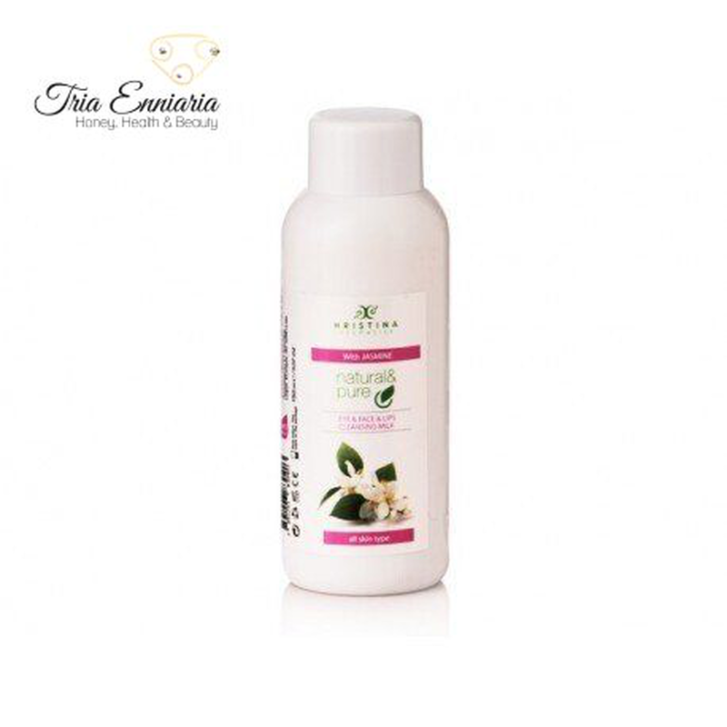 Cleansing milk with jasmine extract, 150 ml, hristina, , medium-null