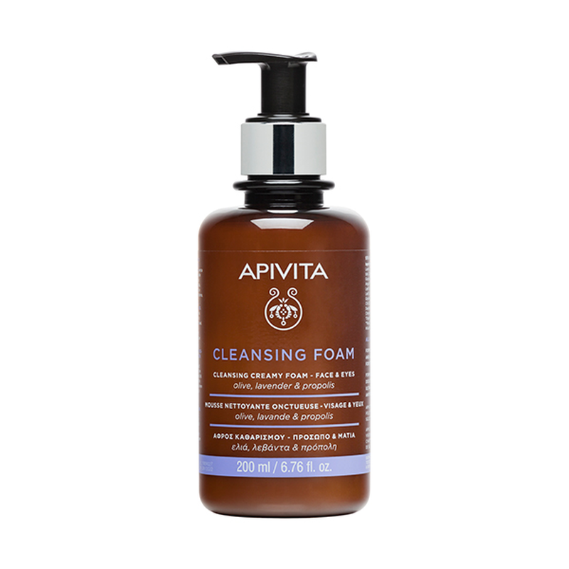 Apivita cleansing foam for face & eyes-null