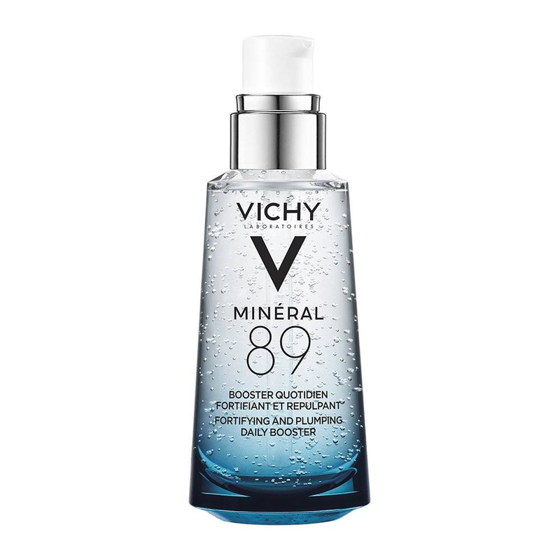Vichy mineral 89, fortifying& plumping daily booster with 89% mineral water& hyaluronic acid 50ml-null