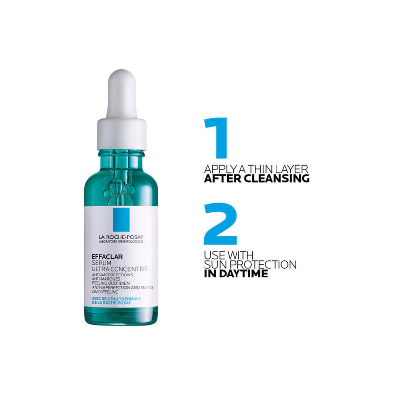 Product image: La roche-posay effaclar serum ultra concentrate. Anti-imperfection& marks daily peeling 30ml-null