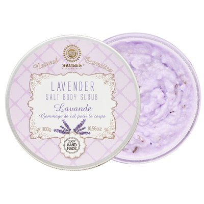 Body scrub salt lavender, , medium